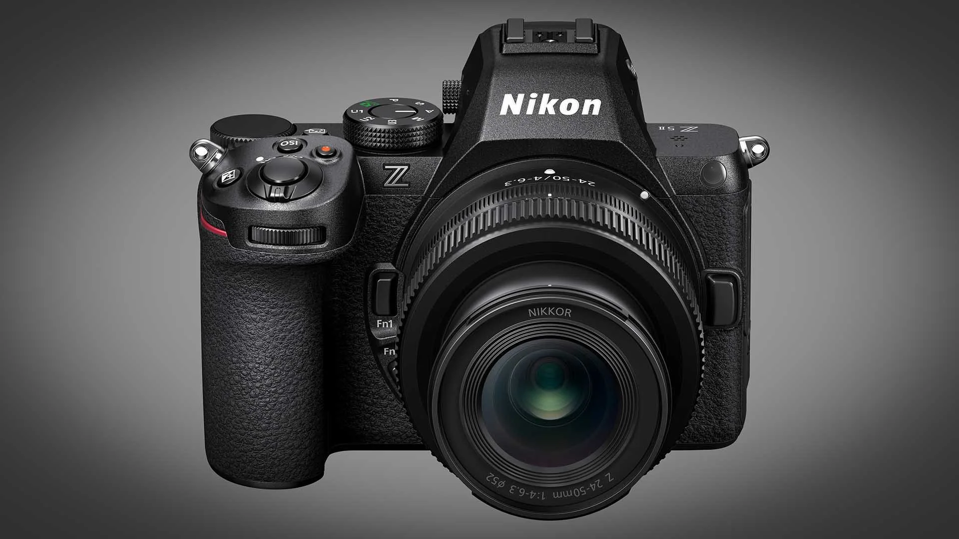  The Nikon Z5II (shown here) looks very similar to the Z5 but it’s 2.5mm deeper, has a deeper grip and has better weather-sealing. 